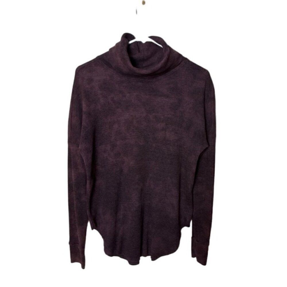 Michael Stars Womens XS Turtleneck Long Sleeve Ribbed Top